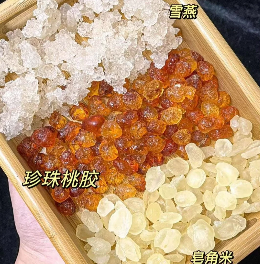 【六姑推荐】桃胶雪燕皂角米润肤滋养三宝组合