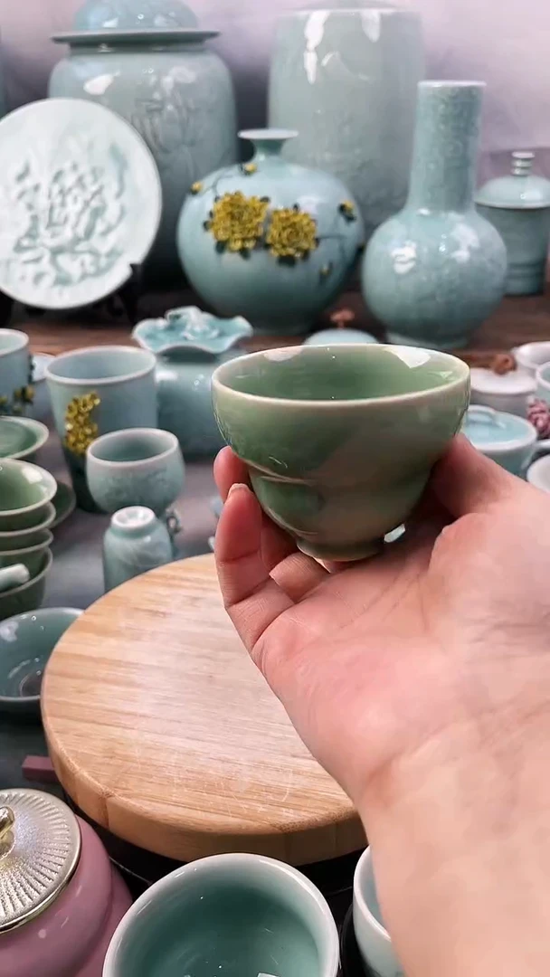 【闪购商品】特价 微瑕 慧仙青瓷