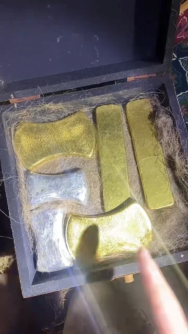 香榧木开封彩色扁盒子