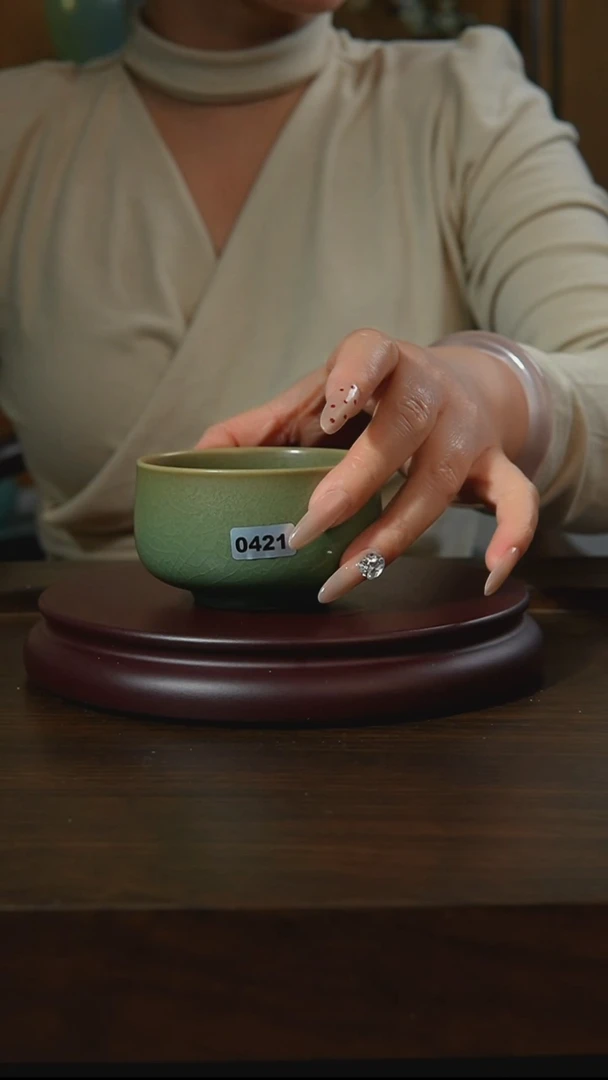 杯子瓷汝州原产地原矿仿古老釉q421