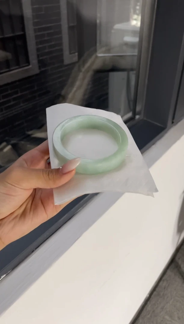 未镶嵌手镯定制翡翠慧*姐定制手镯WJFC1/DZS