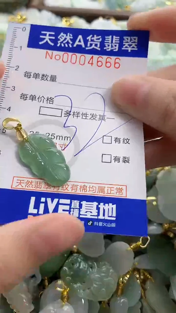颈饰未镶嵌翡翠天然A货翡翠