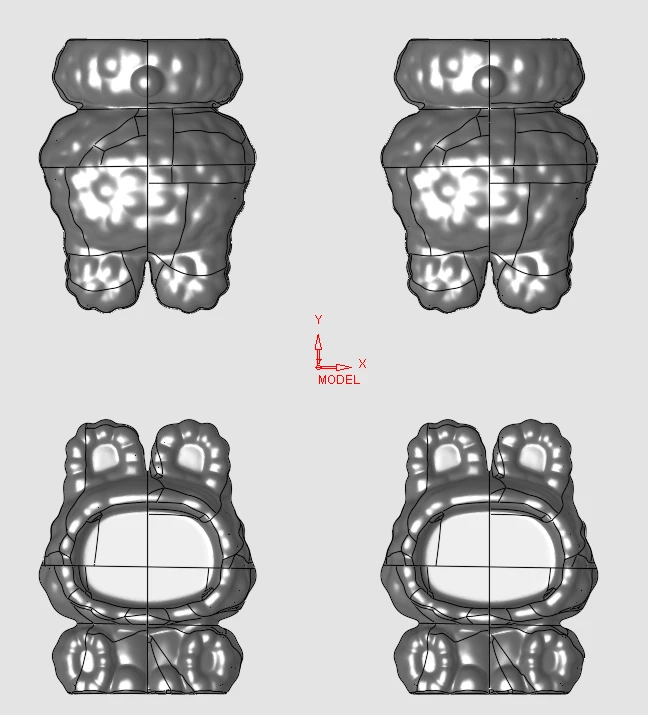 （复制单）第四波 植绒亚克力材质 桌面 摆件