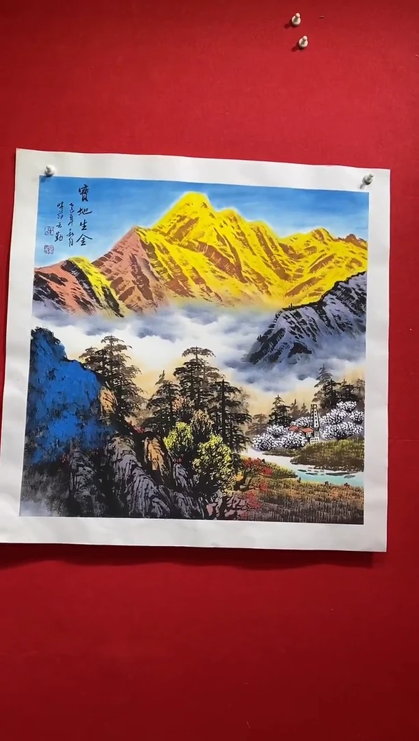 国画国画NYQ杰牛云勤老师作品