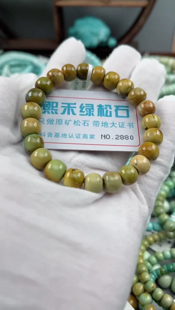 未镶嵌绿松石松石2880