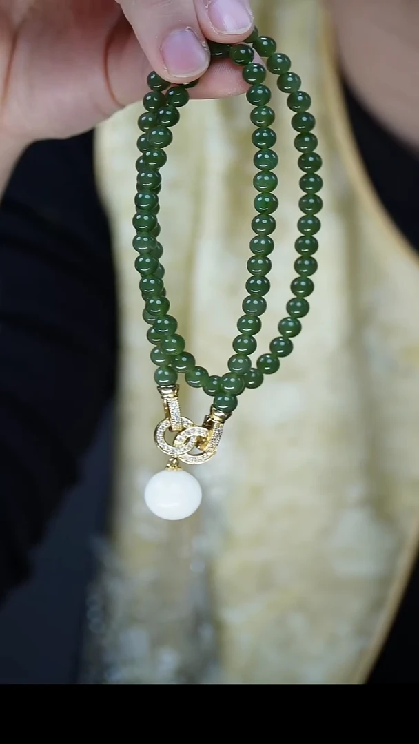 项链未镶嵌和田玉（碧玉）39