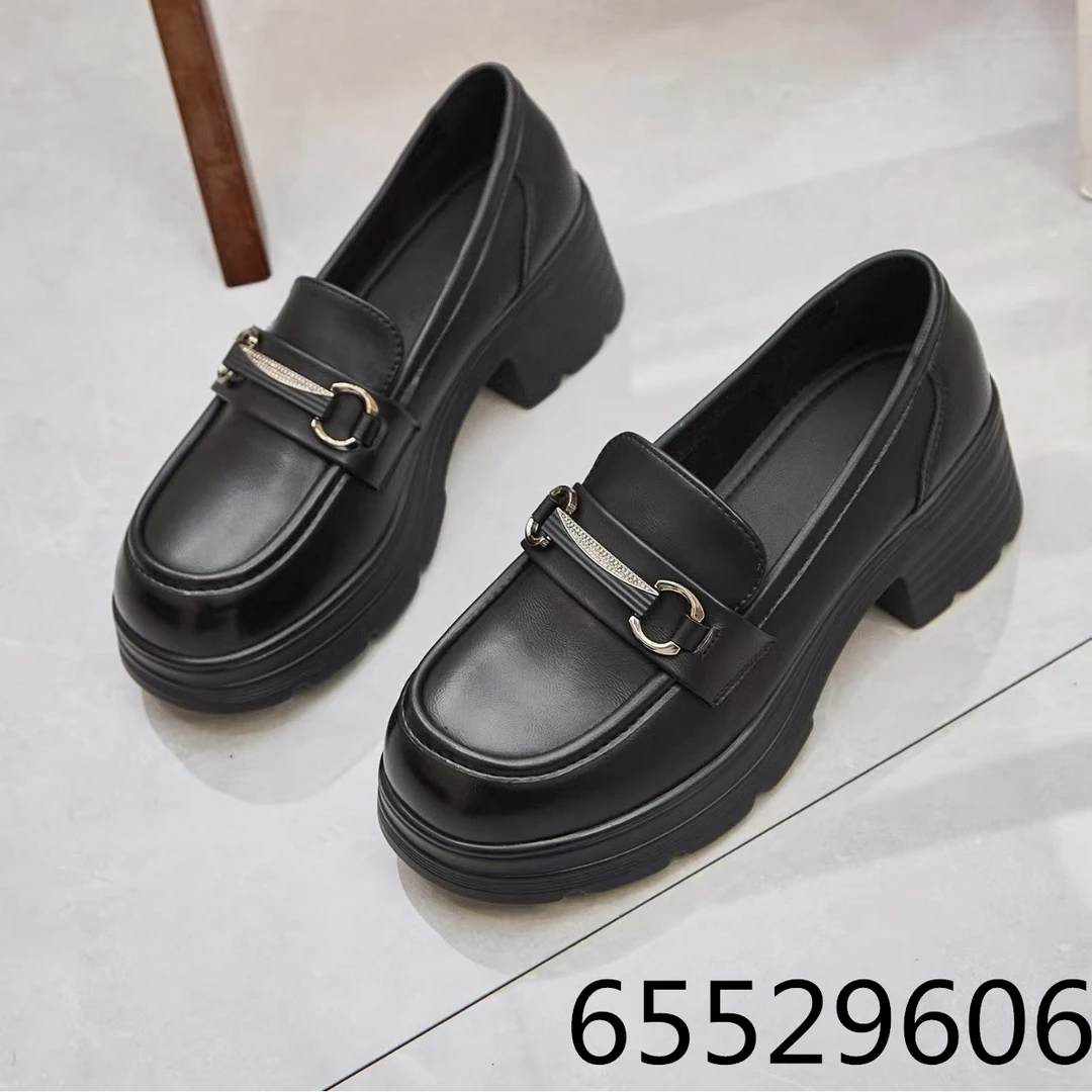 乐福鞋真皮女鞋2025春秋款厚底爆款65529606/65529607