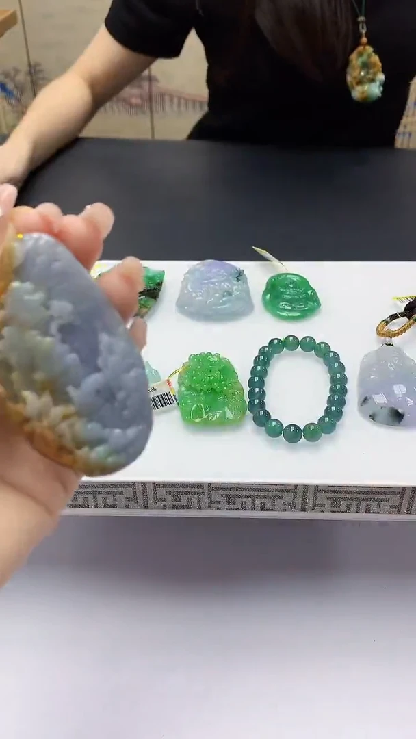未镶嵌定制翡翠3099ty-毛货挂件51