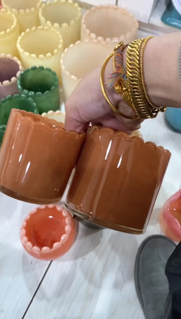 【闪购商品】琉璃慕忆家花瓶一对