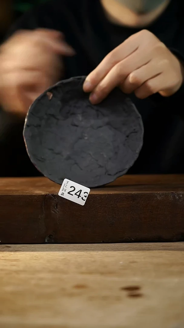 瓷片设计师手作！！落单设计师系列！！诧寂风壶承