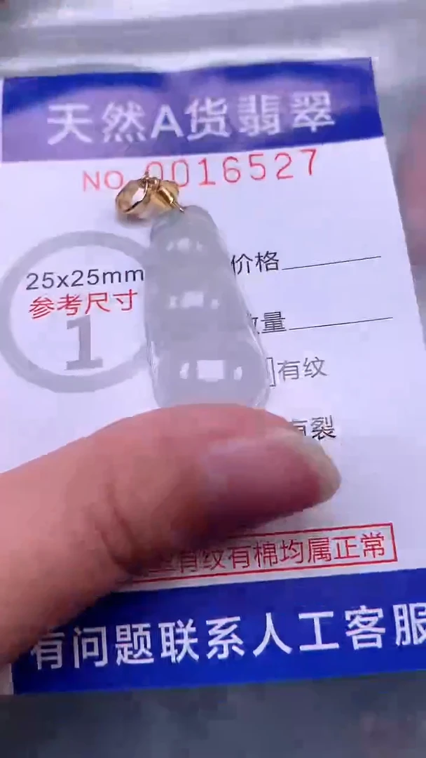 翡翠未镶嵌吊坠(不含链)1