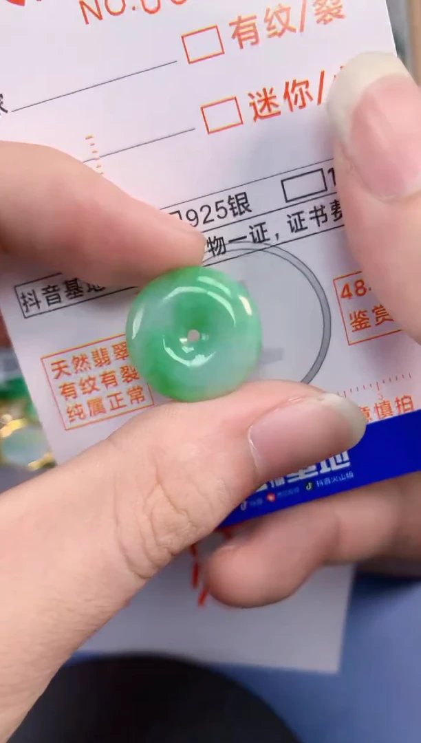 翡翠未镶嵌颈饰       1