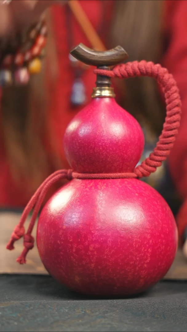 【闪购商品】WF244大漆酒葫芦不包手串及旋转底座