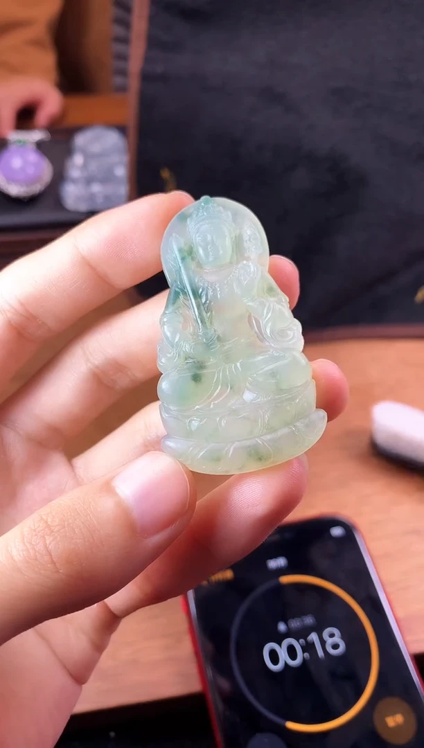 未镶嵌定制翡翠尖***～4043毛货不退不换