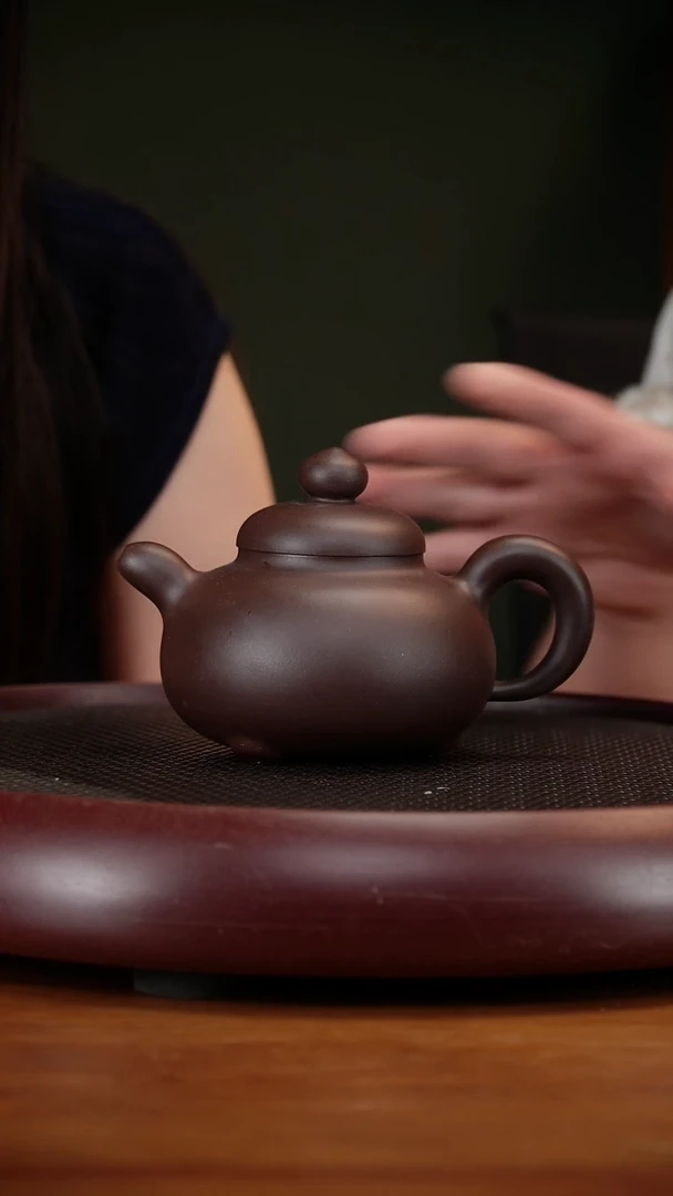 茶壶紫砂95CYP陶源 老紫泥420cc