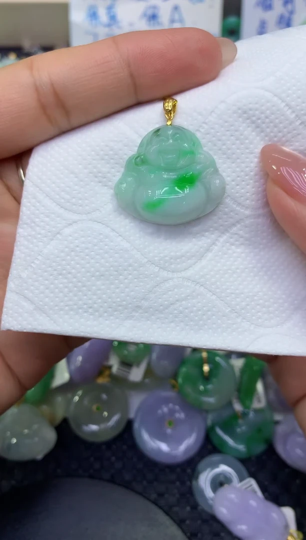 颈饰未镶嵌翡翠天然缅甸A货翡翠