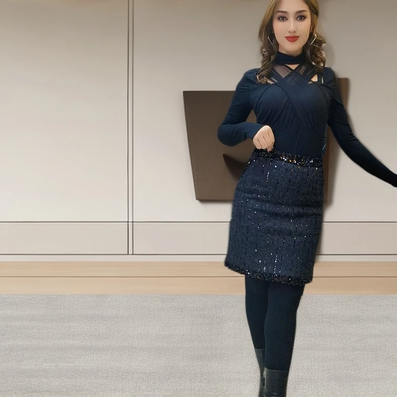 女士显瘦百搭短裙