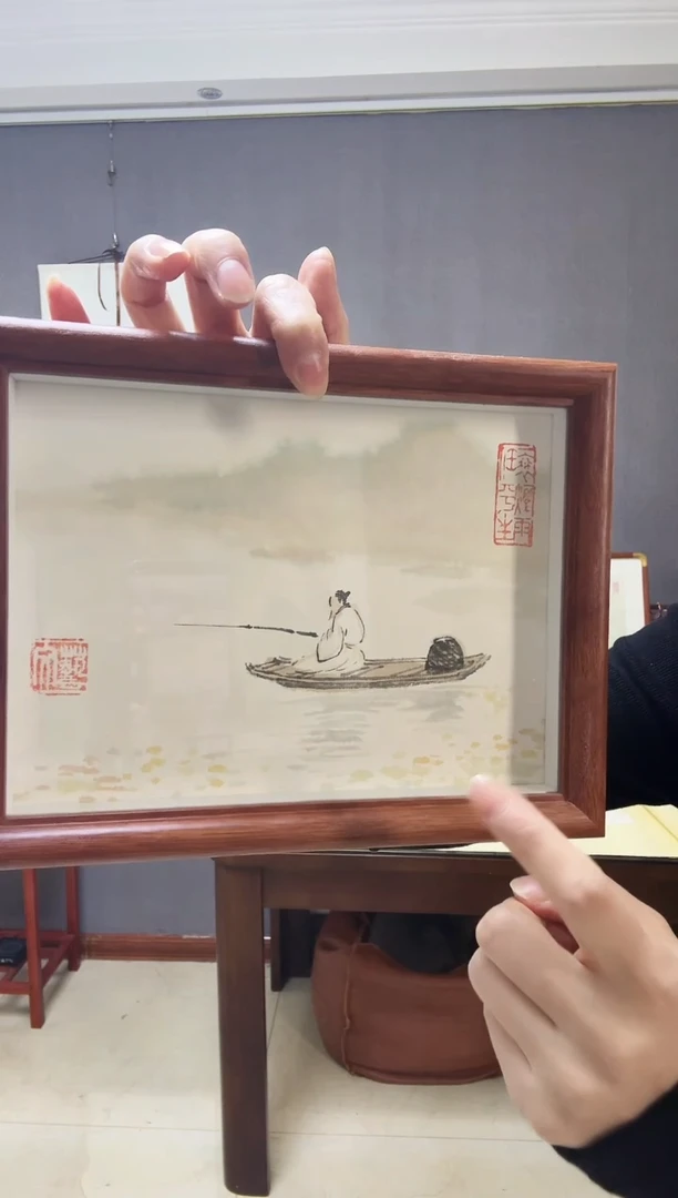 国画【开场福利】手绘国画摆台