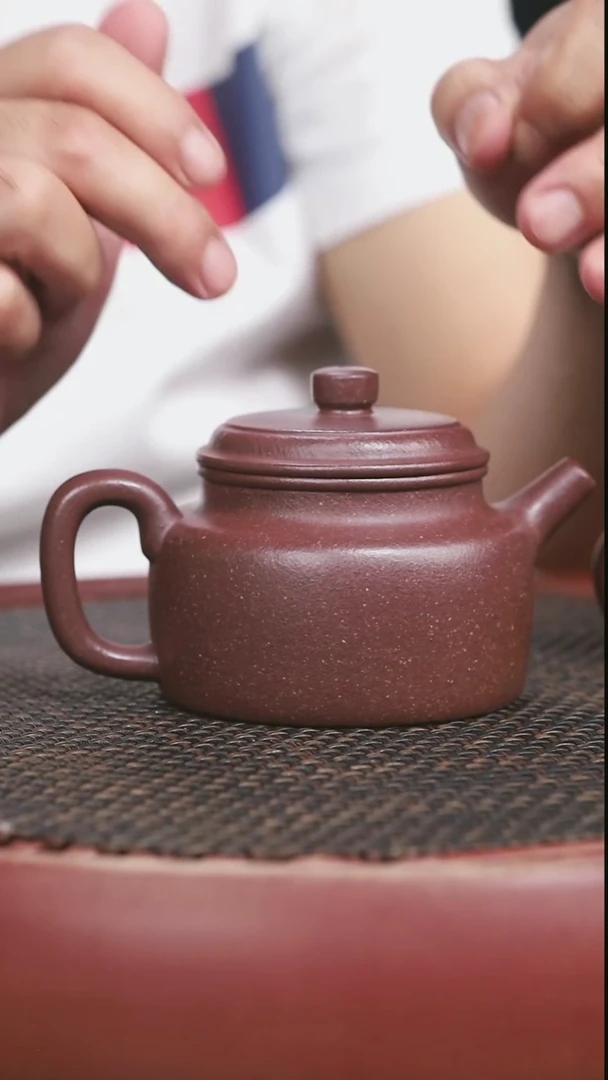 茶壶紫砂桃花泥全手工德中260CC