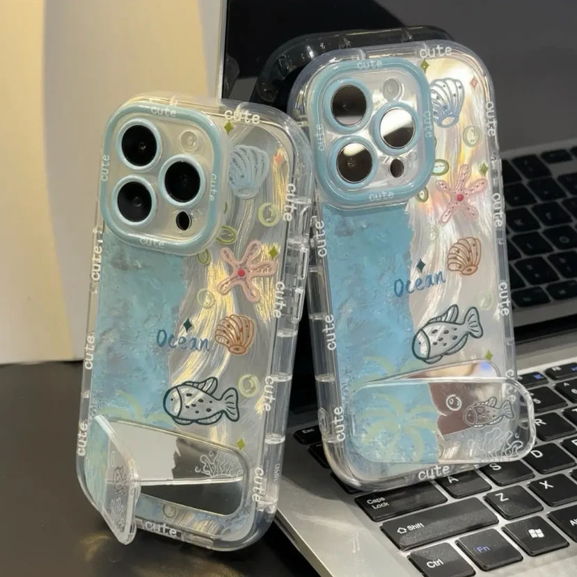 蓝海世界镜架适用于苹果16Promax手机壳iPhone 15 /14Pro新款Pura