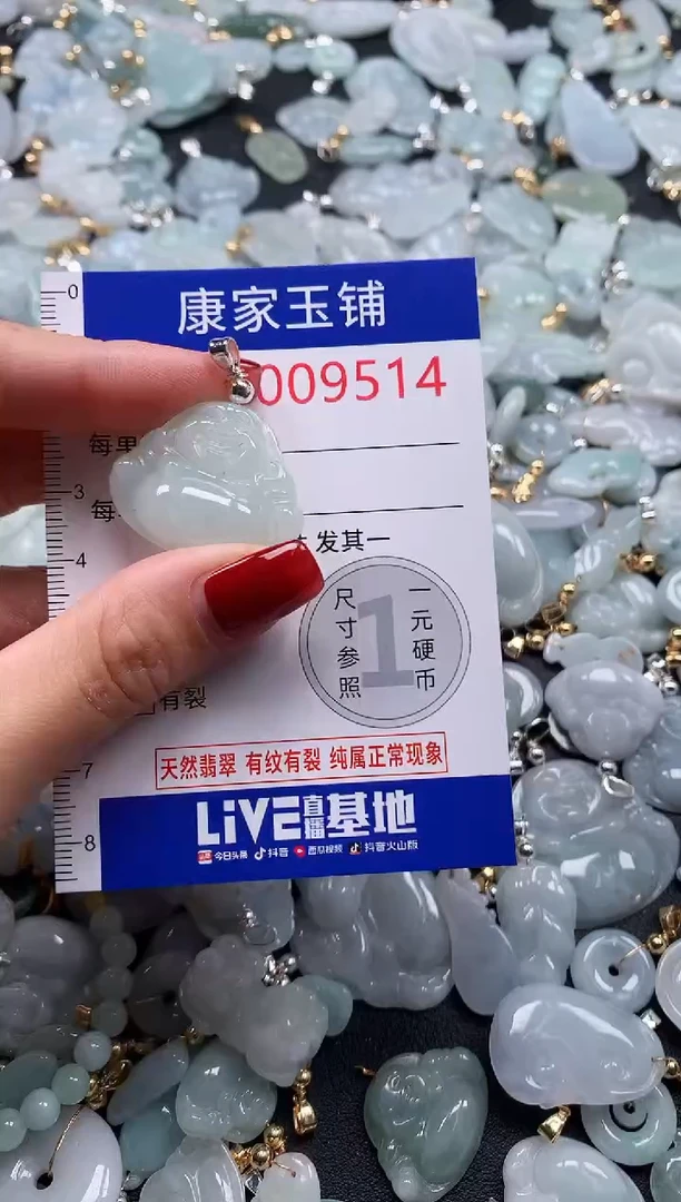 翡翠未镶嵌吊坠(不含链)9514