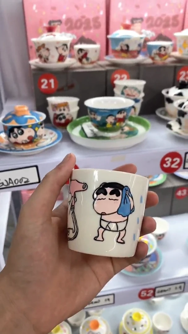 高温釉下彩纯手工手绘陶瓷