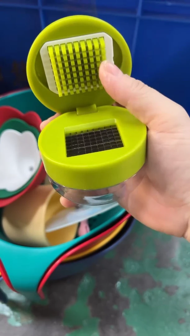 食品级塑料绿色-ABS压蒜器