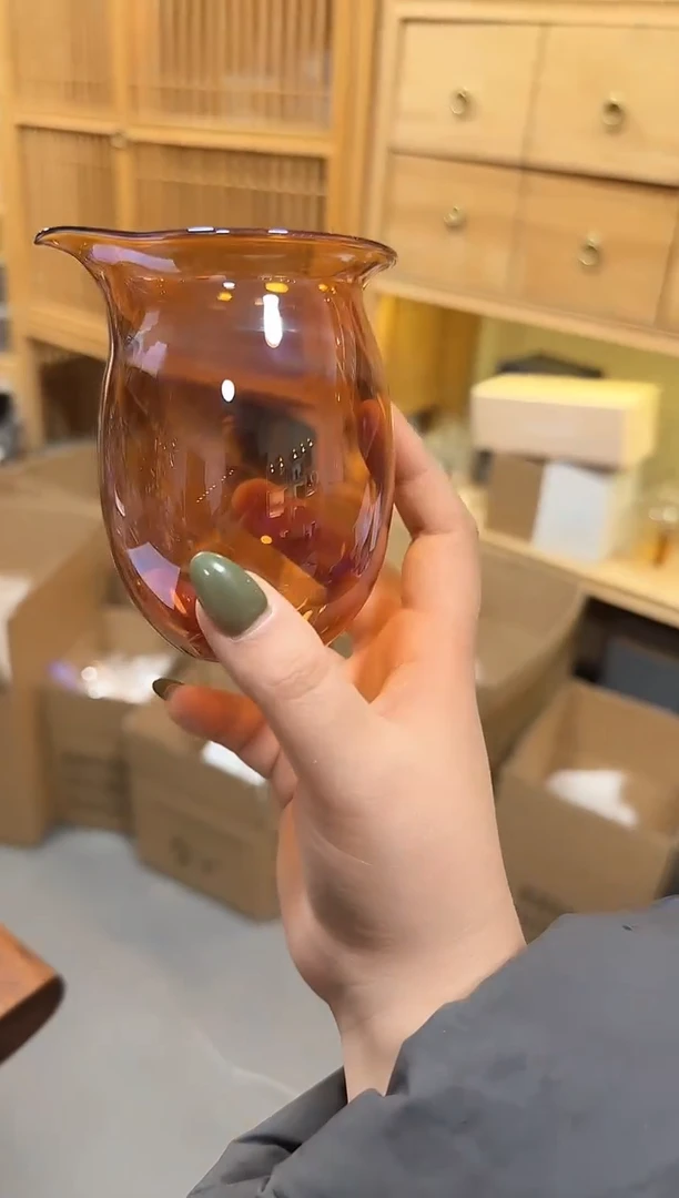 琥珀无耳公道杯