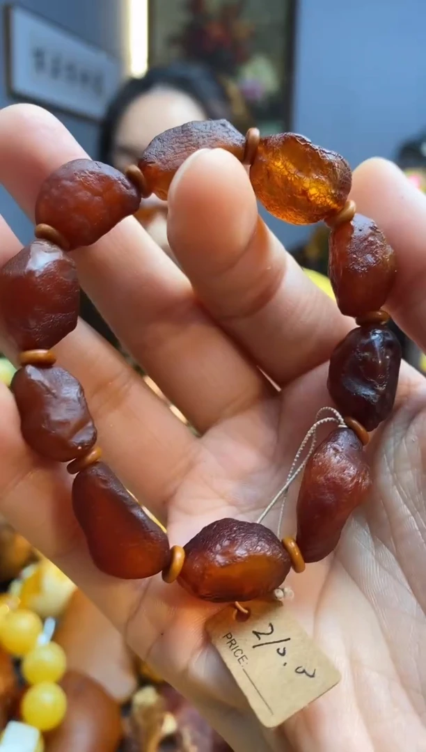 手串琥珀未镶嵌手串