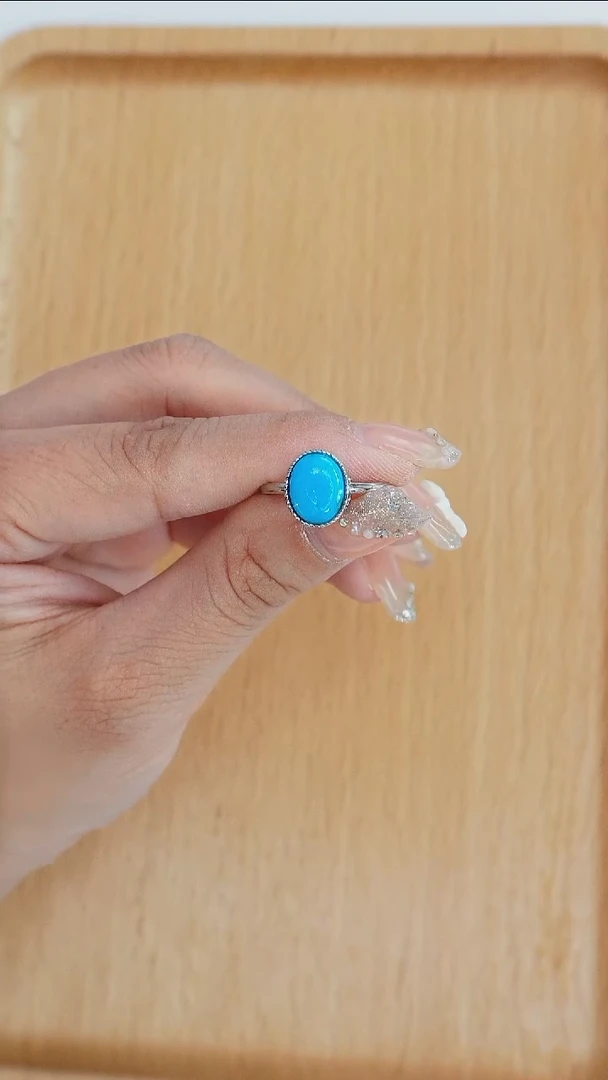 未镶嵌绿松石戒指发货一件