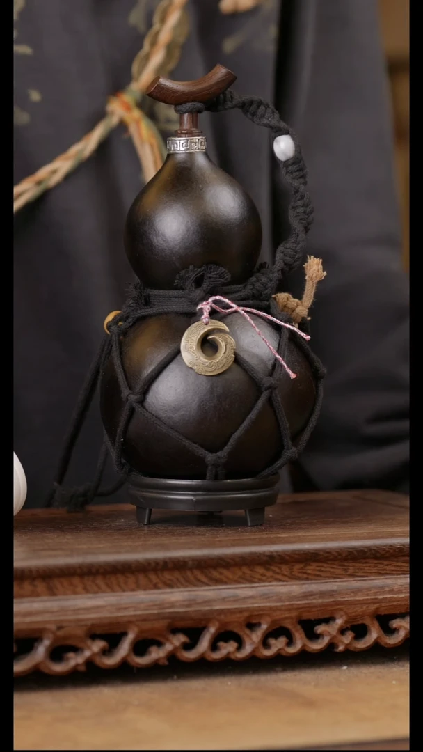 123号精品天然大漆酒葫芦一物一拍~