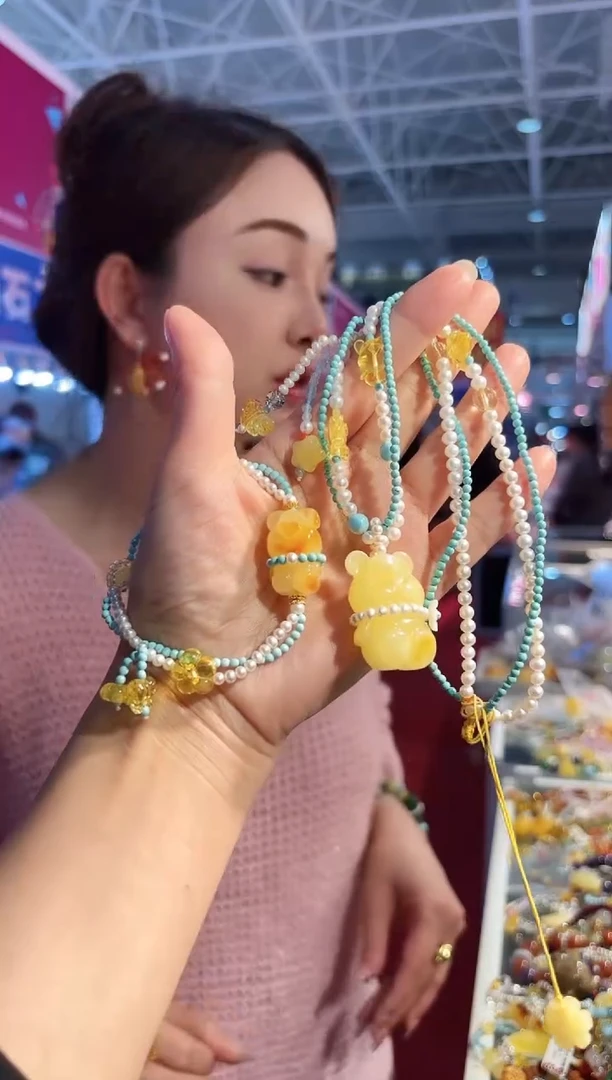琥珀套链未镶嵌【多样性发一】