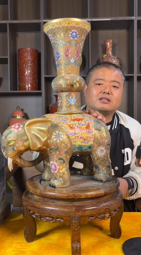 摆件景德镇陶瓷青花摆件27