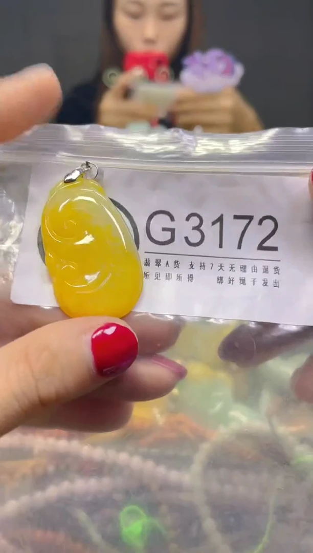 颈饰未镶嵌翡翠/G/翡翠A货，一件也是批发价
