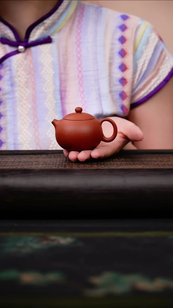 茶壶紫砂大红泥 小西施