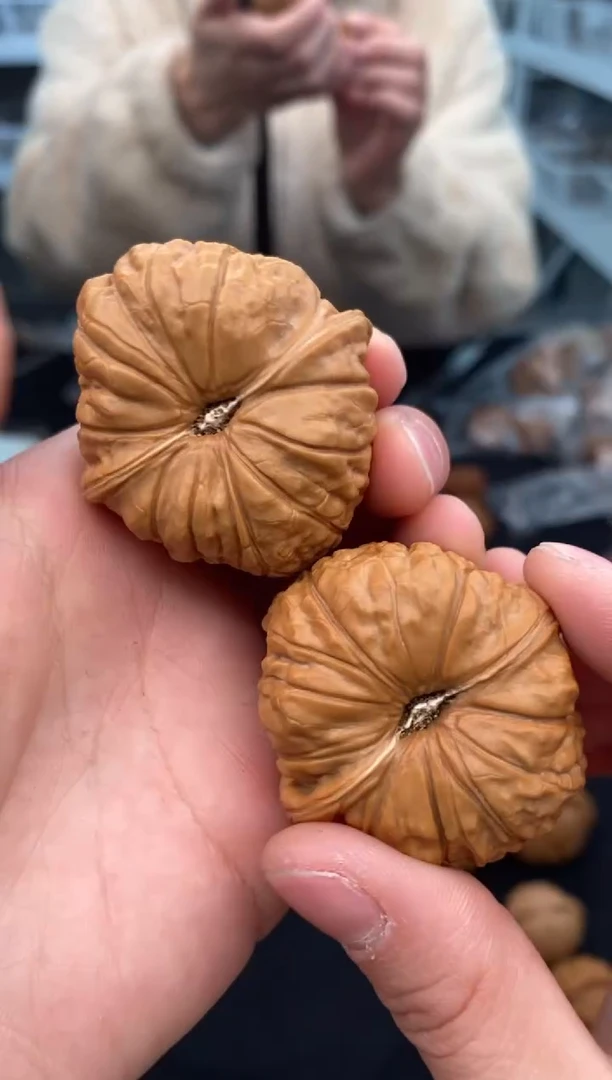 【闪购商品】文玩核桃把件南瓜墩42-u322