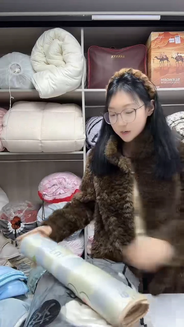 棉绒儿童小尺寸竹席