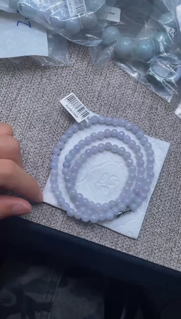 未镶嵌手链翡翠珠串