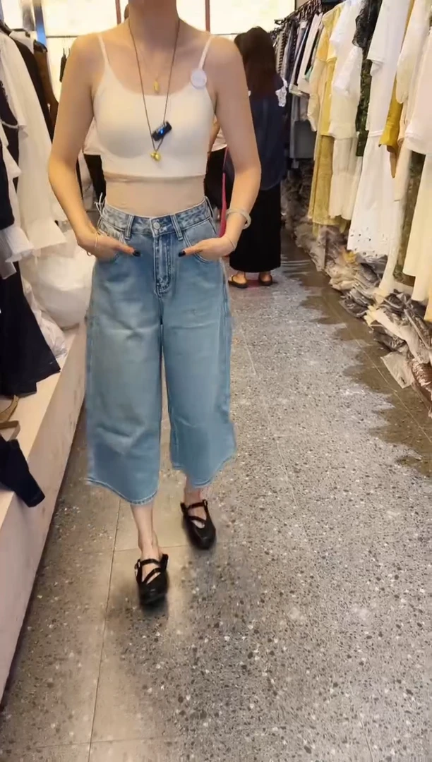 吊带张小张小龙专属牛仔裤13113 XL