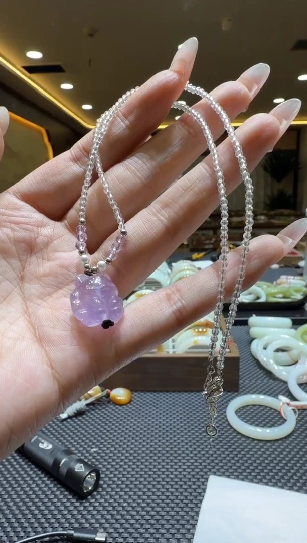 颈饰未镶嵌水晶挂件