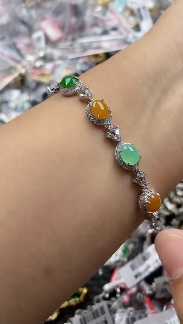 翡翠戒指银S925镶嵌1212      8