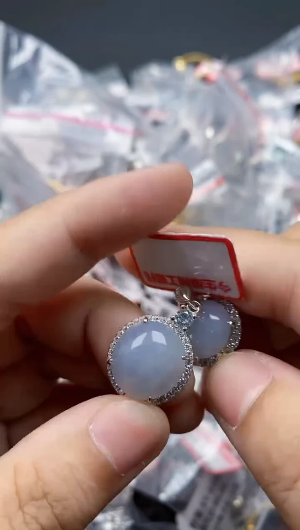 翡翠戒指银S925镶嵌7777777   8