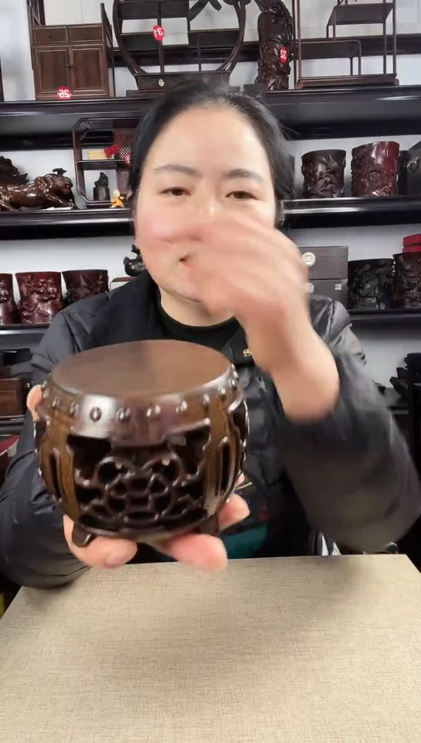 木新鼓老李红木工艺品老李红木工艺品
