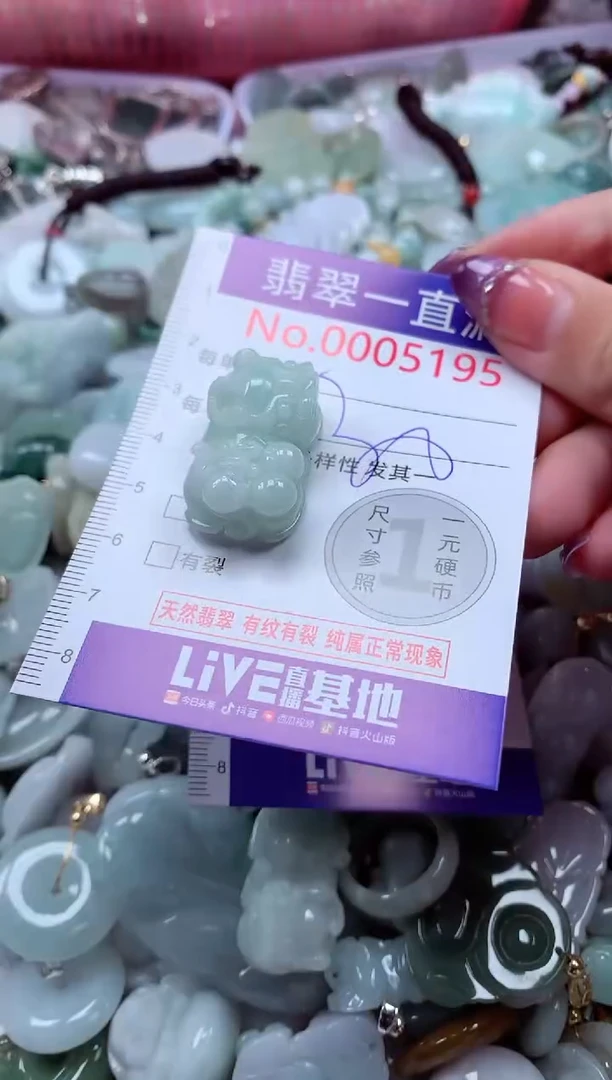 翡翠未镶嵌吊坠(不含链)5195