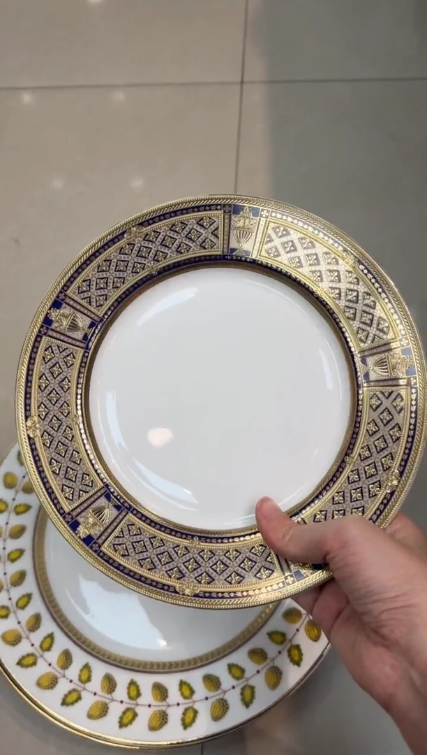 瓷片8英寸平盘 1个