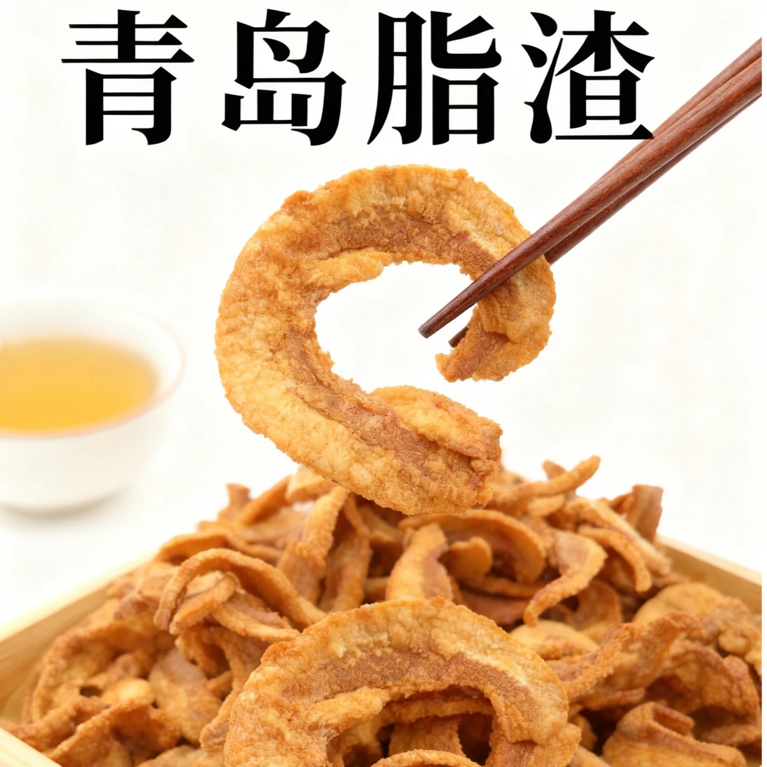 【顺丰包邮】如心意肥脆脂渣青岛脂渣猪油渣（偏肥）