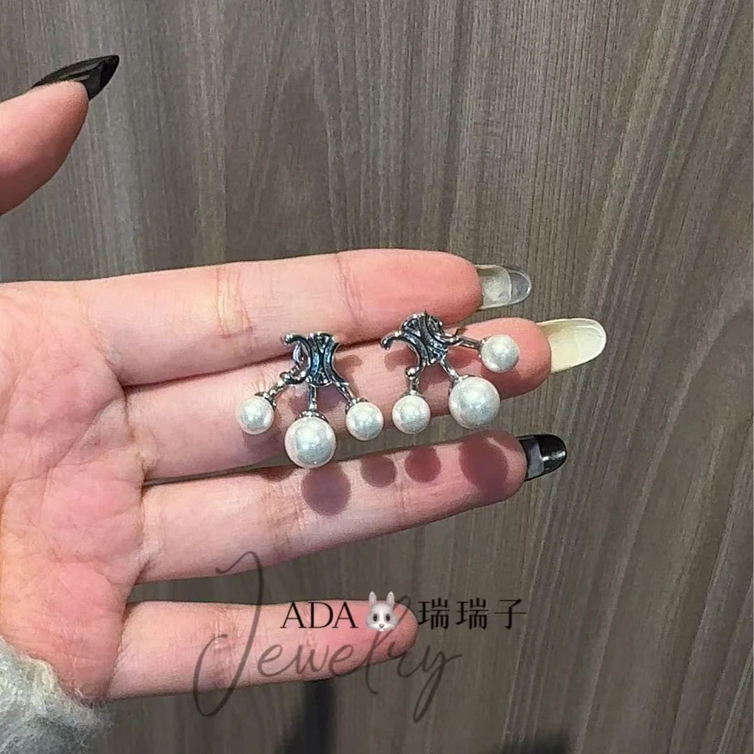 铜合金仿珍珠耳饰 341 凯家轻奢款珠珠耳钉简约时尚百搭耳钉