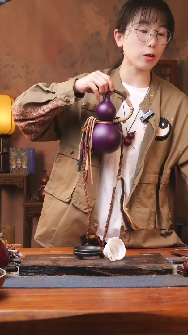 【闪购商品】186号精品大漆葫芦防腐防渗装水茶酒