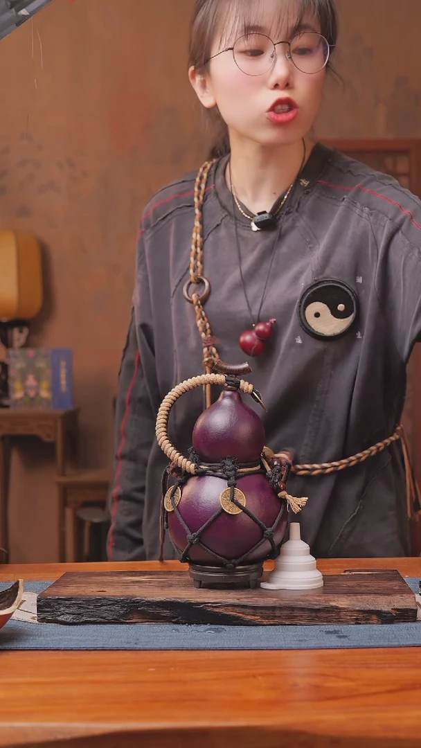 1746号链接精品大漆葫芦现货现发[一物一拍]