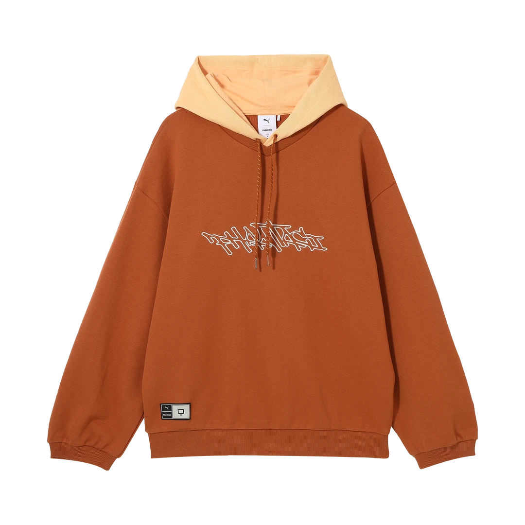 【彪马/就近门店发货】PUMA中性落肩抽绳拼色连帽布卫衣63140464